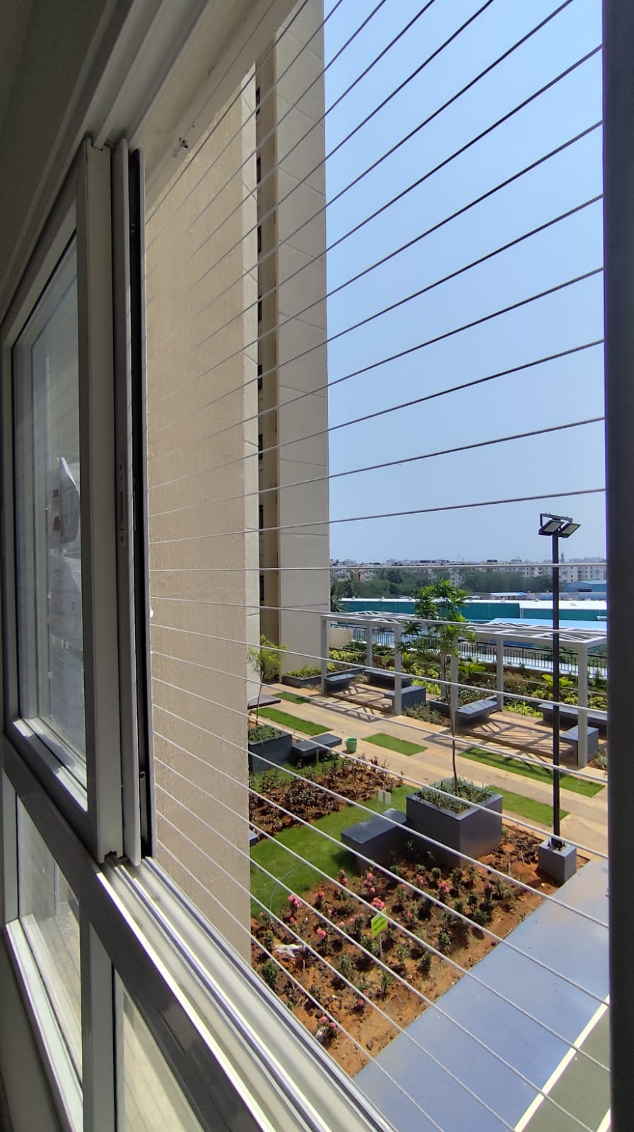 Window invisible grill installation